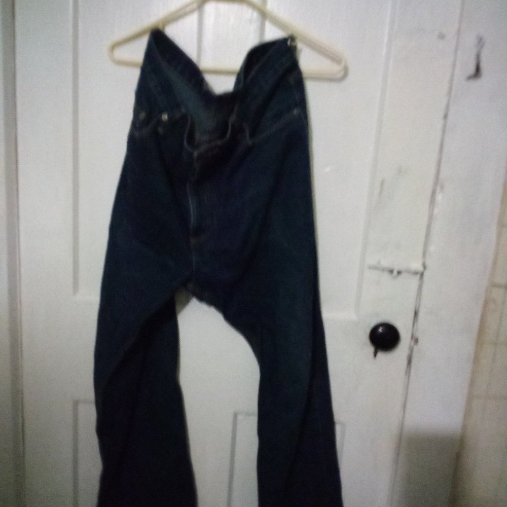 Perry Ellis Mens Five Pocket Straight Leg Jean -- Indigo -- Size 36x29